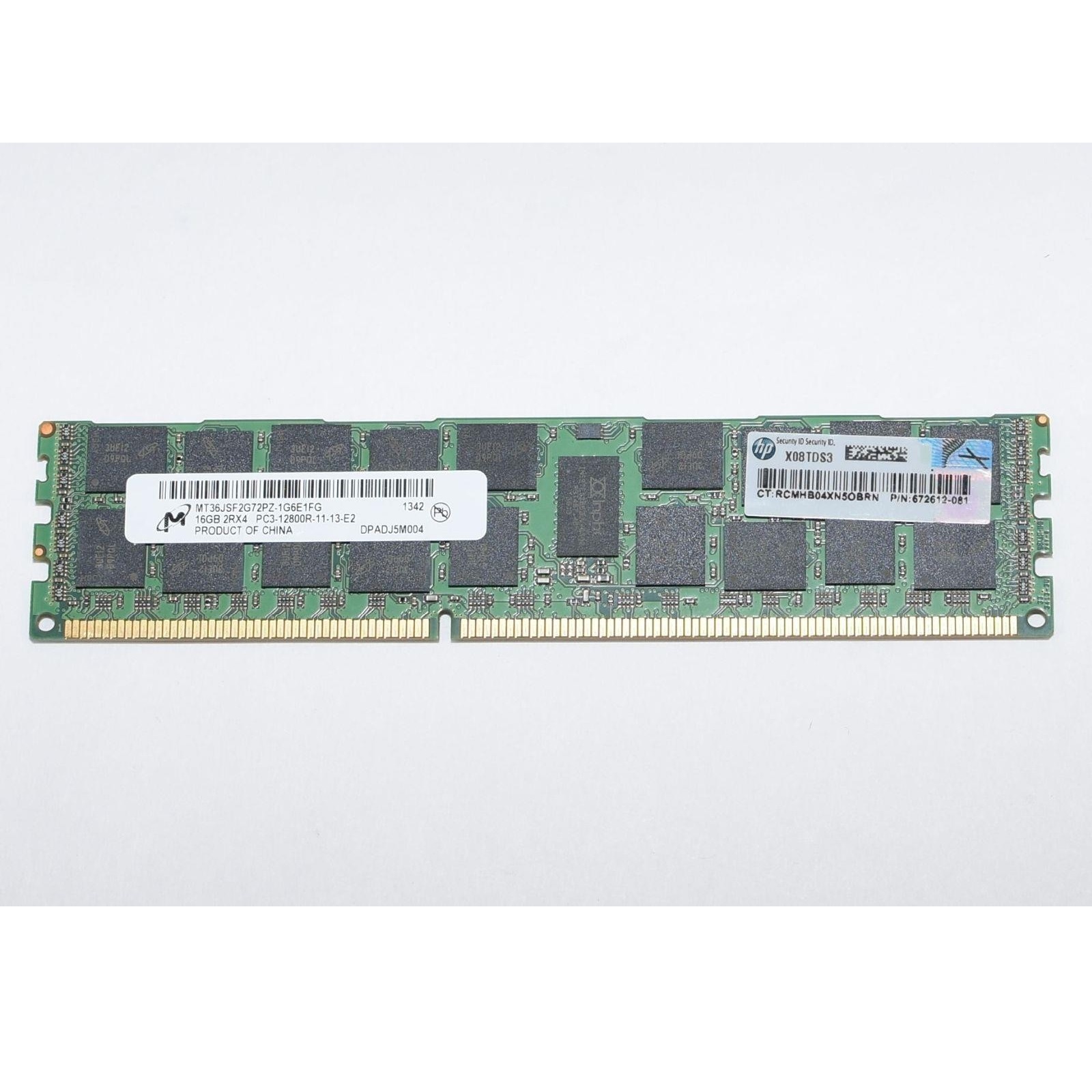 Модуль памяти HPE 16GB DDR3-1600MHz ECC (6726...